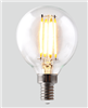 Green Creative, Filament LED G16.5 Globe Bulb | 3.8W, 2700K, E12 Base | 3.8FG16.5DIM-927-R