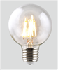 Green Creative, Filament LED G25 Globe Bulb | 3.8W, 2700K, E26 Base | 3.8FG25DIM-927-R