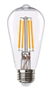 Halco, LED ST19 Filament Bulb | 9W, 2700K, E26 Base | 9ST19-CL-FLED3-927-D