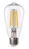 Halco, LED ST19 Filament Bulb | 9W, 3000K, E26 Base | 9ST19-CL-FLED3-930-D