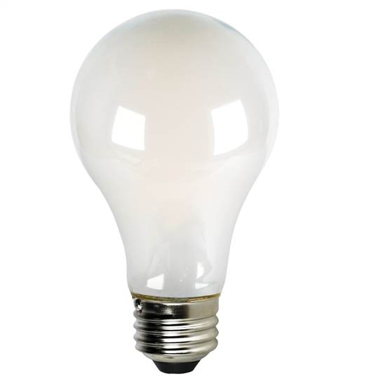 Halco Decorative A19 Filament Bulb, Frosted Glass, 9 Watt, E26 Base, Dimmable-View Product