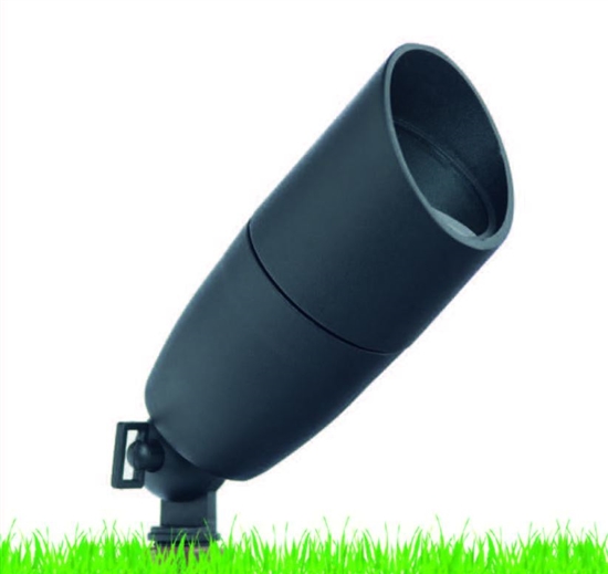 WestGate 12 Volt Aluminum Directional Landscape Light | 5W, 3000K, Black Finish | AD-003-BK