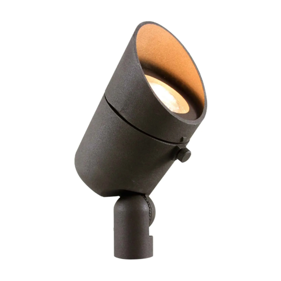 WestGate 12V Directional LED Landscape Light | Black Finish, 5W MR16 Bulb, 3000K, Die-Cast Aluminum | AD-192-BR