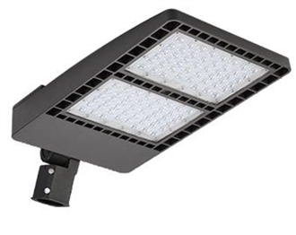 Aleddra LED Slim Shoebox Area Light with Slipfitter, 100 Watts, NEMA 5 Pin Receptacle-View Product