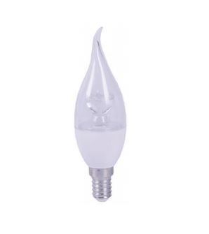 LEDone B11 Clear Lens Candle Bulb, 4 Watt, E12 Base, Dimmable, Replaces 40 Watt- View Product