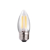 Halco, Decorative Filament LED B11 Bulb | 2.5W, 2700K, E26 Base, Clear Lens | B11CL4ANT-827-E26-LED2 **10 Pack**