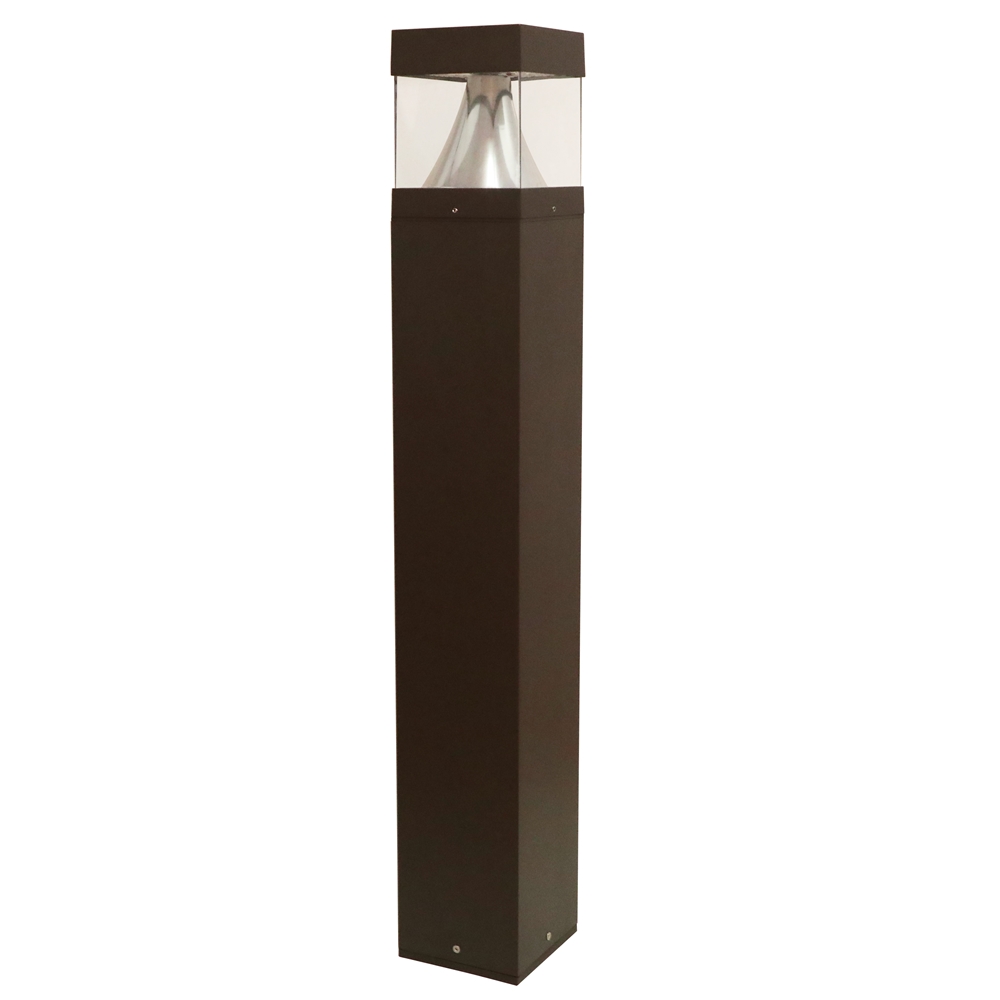 42" Square LED Bollard Light in Dark Bronze, Multi-Watt (14W,19W,23W) &  Multi-Color | LED Lighting Wholesale Inc.