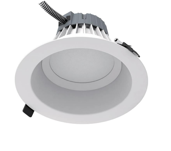 LED Recessed Architectural Downlight, Gen 2, 24 Watts, 8 Inch Baffle Trim, 3500K, BRK-8A-23L-35K-View Product