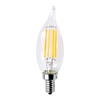Halco Decorative CA10 Candelabra Bulb, 2.5 Watt, E12 Base, Clear Lens, 2700K, Dimmable-View Product