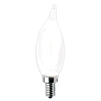 Halco, Decorative CA10 Filament LED Candelabra Bulb | 3.8W, 2700K, E12 Base, Frosted Lens | CA10FR4ANT-827-LED2