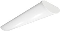 Alphalite, 4Ft. Curved LED Wrap Light Fixture | Multi-Watt (28W,34W,40W), 3500K, 0-10V Dimming, 7 Yr. Warranty | CBW-4L(40/34/28S2)/835