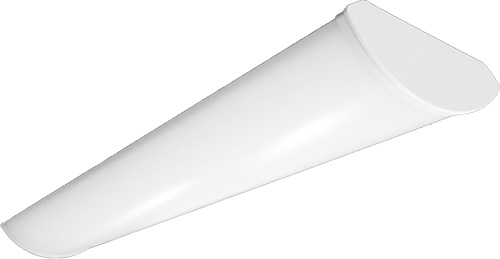 Alphalite, 4Ft. Curved LED Wrap Light Fixture | Multi-Watt (28W,34W,40W), 3500K, 0-10V Dimming, 7 Yr. Warranty | CBW-4L(40/34/28S2)/835
