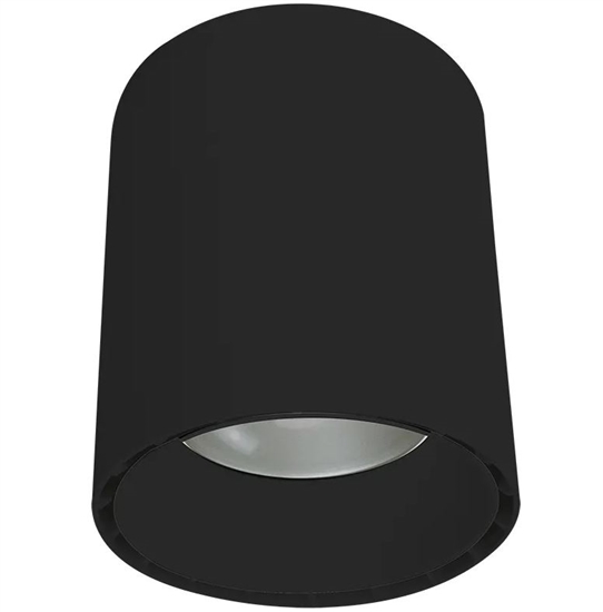 Westgate Architectural Ceiling and Suspended 9 Inch Cylinder Light, Selectable Color, Selectable Wattage, 80 Watt Max, Black Finish, CMC9-MCTP-D-BK