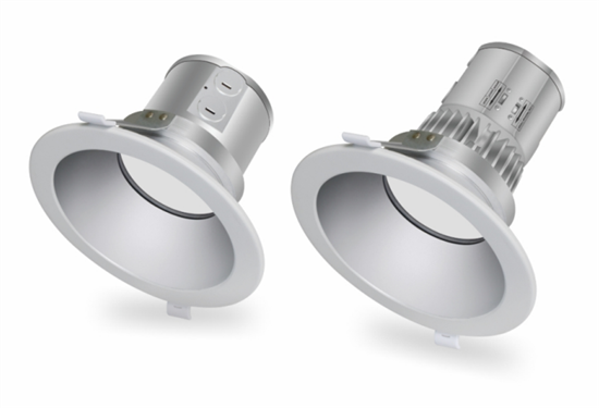 LED J-Box Mounted Downlight, Selectable Trim, Color, and Wattage, 20 Watt Max-View Product
