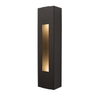 WestGate LED Wall Sconce Light | 10W, 3000K, Aperture Trim, Die-Cast Aluminum, Dark Bronze | CRE-02-30K-BR