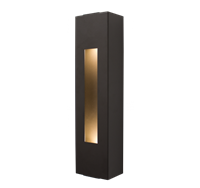 WestGate LED Wall Sconce Light | 10W, 5000K, Aperture Trim, Die-Cast Aluminum, Dark Bronze | CRE-02-50K-BR