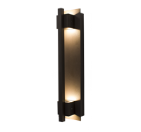 WestGate LED Wall Sconce Light | 10W, 3000K, Grasp Trim, Die-Cast Aluminum, Dark Bronze | CRE-03-30K-BR