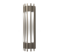 WestGate LED Wall Sconce Light | 10W, 3000K, Pen Trim, Die-Cast Aluminum, Silver | CRE-05-30K-SIL
