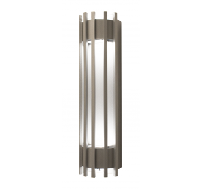 WestGate LED Wall Sconce Light | 10W, 3000K, Pen Trim, Die-Cast Aluminum, Silver | CRE-05-30K-SIL