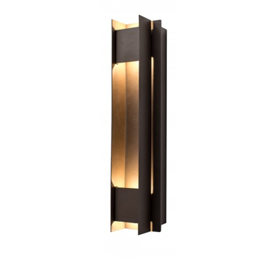 WestGate LED Wall Sconce Light | 10W, 4000K, Passage Trim, Die-Cast Aluminum, Dark Bronze | CRE-07-40K-BR