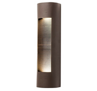 WestGate LED Wall Sconce Light | 10W, 3000K, Burrow Trim, Die-Cast Aluminum, Dark Bronze  | CRE-10-30K-BR
