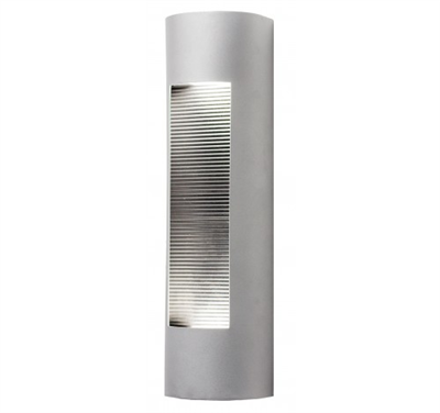 WestGate LED Wall Sconce Light | 10W, 3000K, Burrow Trim, Die-Cast Aluminum, Silver  | CRE-10-30K-SIL