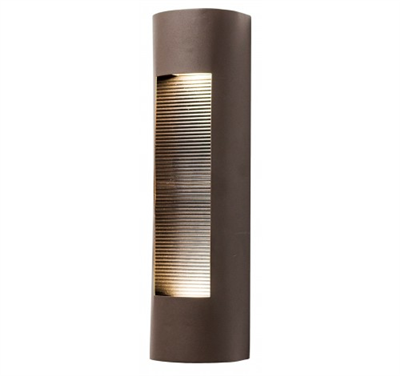 WestGate LED Wall Sconce Light | 10W, 4000K, Burrow Trim, Die-Cast Aluminum, Dark Bronze  | CRE-10-40K-BR