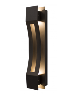 WestGate Crest Sconces, 20 Watt, Curve Trim, Bronze Finish, 3000K, CRE-HL20-04-30K-BR- View Product