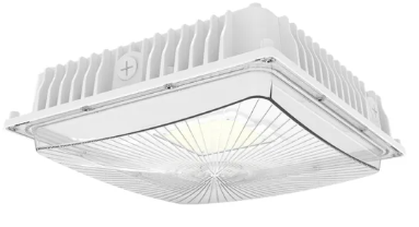 Halco 28W Slim LED Canopy Light | 28W, Color Selectable (3000K/4000K/5000K), White | CSP-28-CS-U-WH