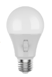 A19 Dusk to Dawn Bulb, 9 Watt, E26 Base, Color-Selectable, Built-In Photocell I Maxlite