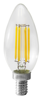 WestGate Candelabra Bulb, 5 Watt, Dimmable, 2700K- View Product