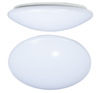 Energetic Round LED Flush Mount Light Fixture | 13", Multi-Watt (15W,18W,22W), Multi-CCT, TRIAC Dimming | E4FMR1522D-93050