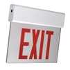 LED Edge Lit Exit Sign, Aluminum Housing - View Product