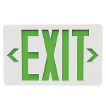 Halco, Evade Series, Exit/Emergency Light, 2.7 Watt, 90 Minute, Green Letters, Remote Capable- View Product