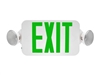 Maxlite, Adjustable, Exit and Emergency Combo, 3 Watt, White Housing, Green Lettering, EXC-GW- View Product