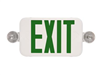 Maxlite, Thin Exit Sign, Low-Watt, White Housing, Green Letters, Battery Backup, EXTC-GW- View Product