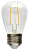 MaxLite, Clear LED S14 Filament Bulb, 2W (Replaces 11W Inc), 2700K