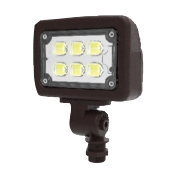 Halco, Adjustable LED Flood Light | 30W, Multi-CCT, Knuckle Mount | FLFS30-3CCTU-KN