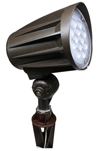 WestGate 12V LED Landscape Flood Light | 24Watt, 3000K, Knuckle Mount | FLV12-24W-30K