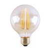 Halco, Decorative G25 Globe Lamp, 5.5 Watt, E26 Base, 3000K, Clear Lens, Dimmable **10 Pack**