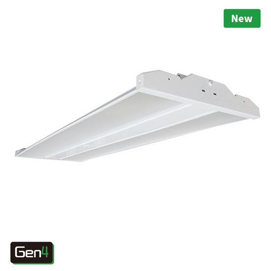 ATG ELECTRONICS, Skyline G4, 1.4 Foot Linear High Bay, Multi-Watt, 5000K, Frosted Lens, 0-10V Dimmable- View Product