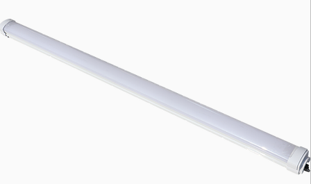 8Ft. LED Tri-Proof Fixture, 64W, 5000K, Water & Dust Tight