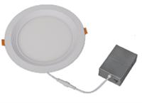 LLWINC, 4" Round LED Recessed Baffle Down Light | 9W, Multi-CCT (27K,30K,35K,40K,50K), TRIAC Dimming | HY-BFDL-R4-9W-5CCT
