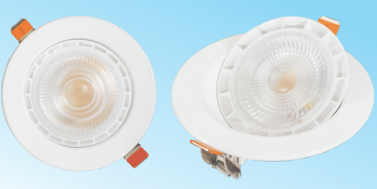 LLWINC, 6" LED Gimbal Recessed Downlight | 12W, Multi-CCT, TRIAC Dimming | HY-UADL-R6-12W-5CCT