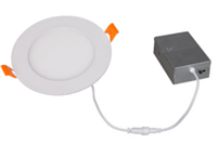 LLWINC, Ultra Slim Round Downlight, 4 Inch, 9 Watt, Color-Selectable, Edge-Lit, Triac Dimming, HY-USDL-R4-9W-5CCT-View Product