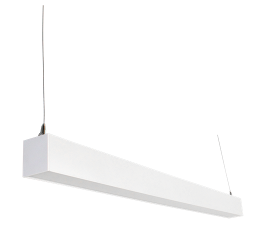 Alphalite, 2Ft. Architectural Linear LED Strip Light | 20W, Multi-CCT, White Finish, 5 Yr. Warranty | ILA-2DB(20)-8AK-WH