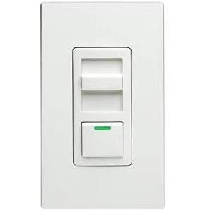 Leviton, Magnetic Low-Voltage Slide Dimmer, Single Pole or 3-Way, 120VAC 60Hz, IPM06-1LZ- View Product