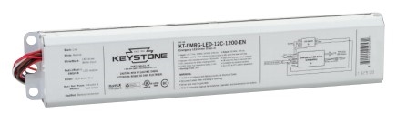 Keystone Technologies, Constant Wattage Emergency LED Driver, 12 Watt Max, 90 Minute, KT-EMRG-LED-12C-1200-EN- View Product