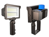 Keystone Technologies, High Power LED Flood Light with NEMA 3-Pin Photocell | Multi-Watt (210W,290W), Multi-CCT, Slip-Fitter & Trunnion Mount | KT-FLED290PS-R2x-UNV-8CSB-VDIM