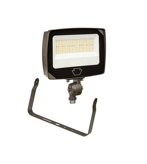 Keystone, LED Flood Light, Multi-Watt, CCT-Selectable, 0-10V Dimmable, 120-277V, Knuckle and Yoke Included -View Product